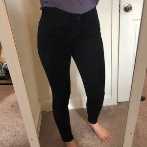 Madewell Black High Rise Skinny Jeans